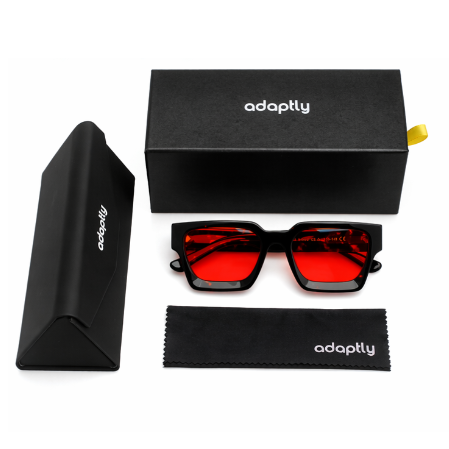 Bold Orbit / red lenses